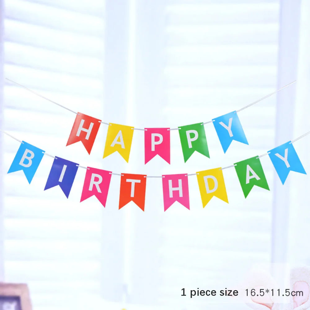 שרשרת דגלוני "Happy Birthday" – עשרות עיצובים – תמונה 25