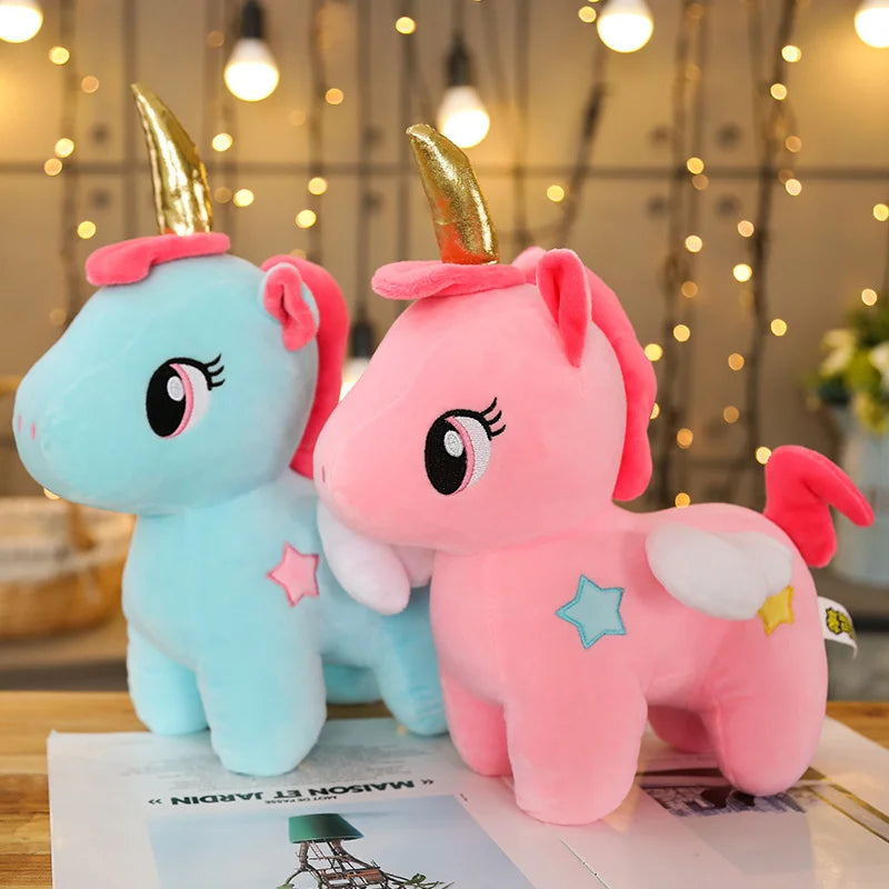 חד-קרן עומד מפרווה – ורוד או תכלת