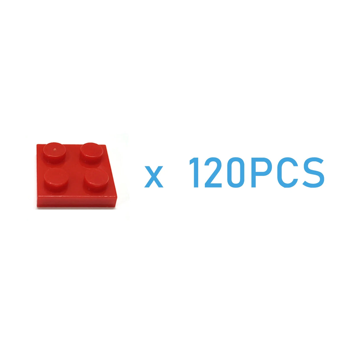 120 קוביות בנייה 2×2 – לפי צבע – תמונה 2