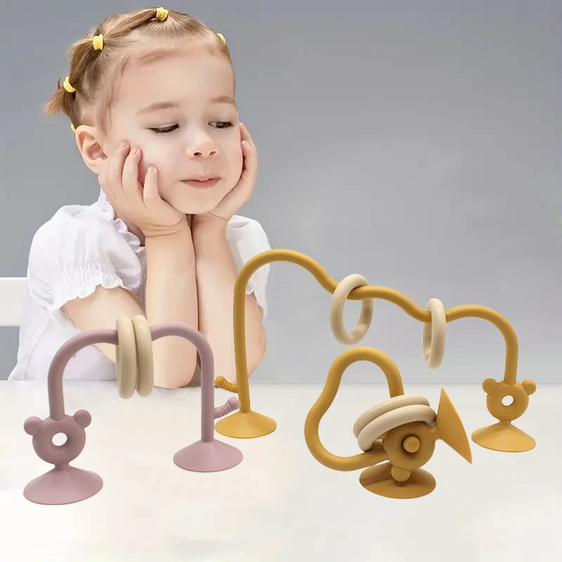 מבוך חרוזים מסיליקון לשולחן – נצמד בוואקום – תמונה 5