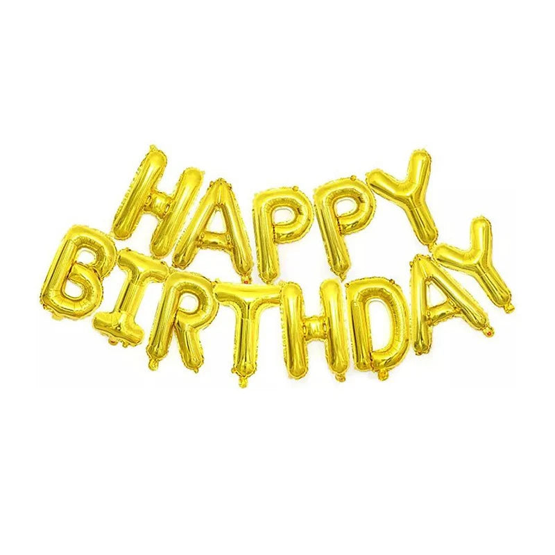בלוני אותיות "HAPPY BIRTHDAY" 40 ס״מ – 16 צבעים כולל בוהו – תמונה 7