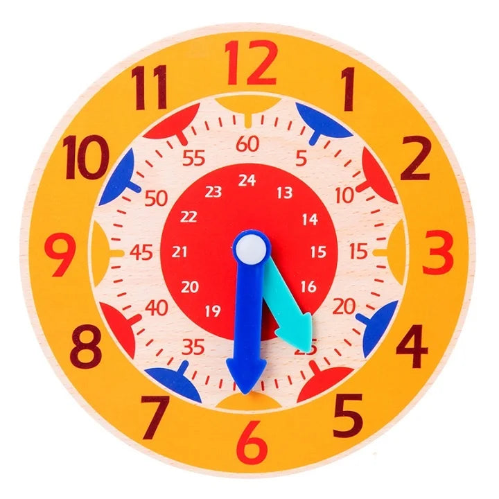 שעון לימוד מעץ – לומדים לקרוא את השעה – תמונה 10