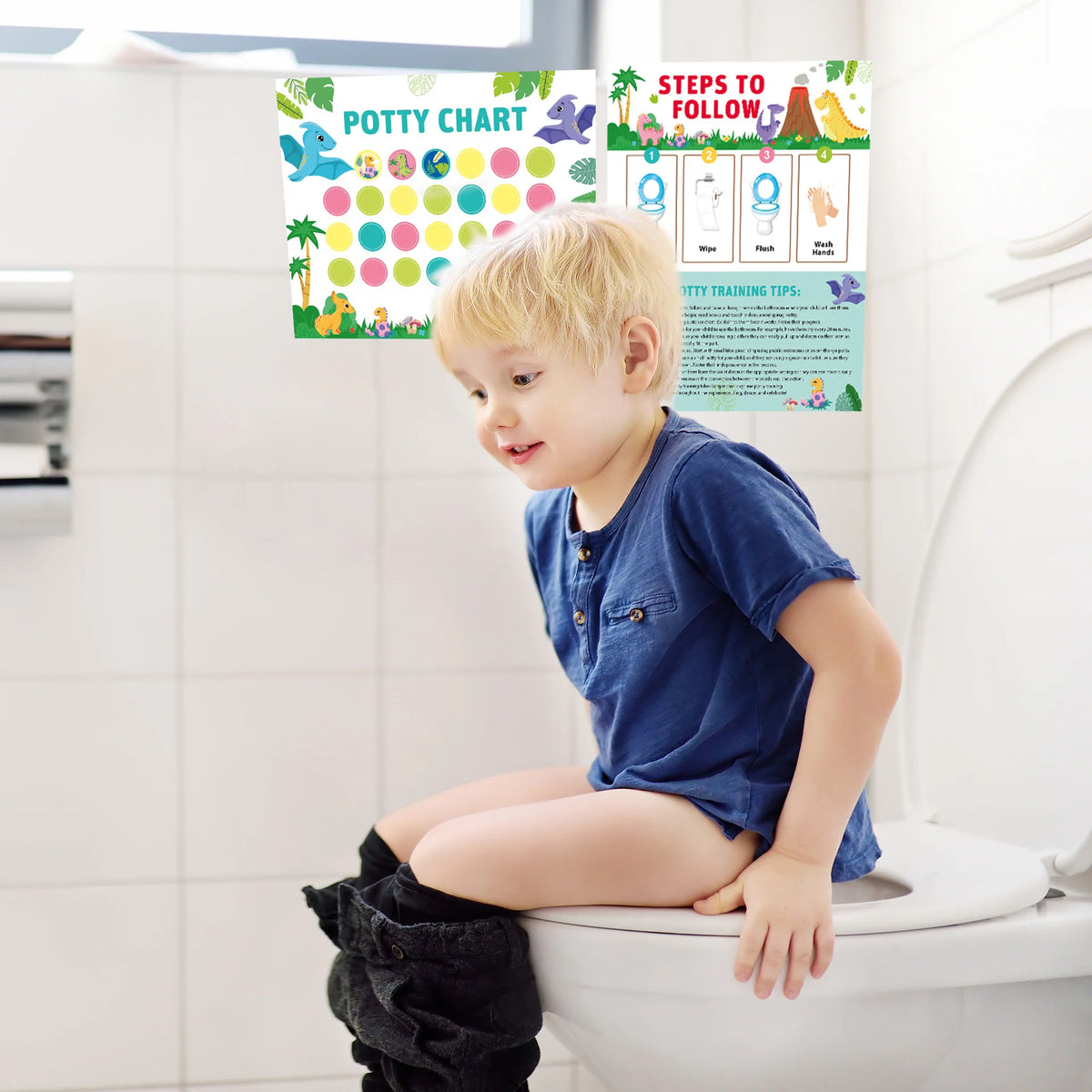 לוח מדבקות לגמילה מחיתולים – חיזוק חיובי – תמונה 6