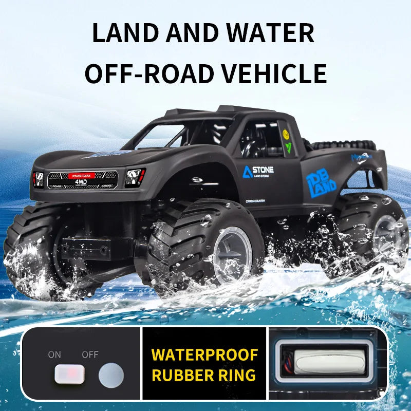 רכב שטח אמפיבי על שלט – נוסע במים, בחול ובבוץ, 4×4 – תמונה 2