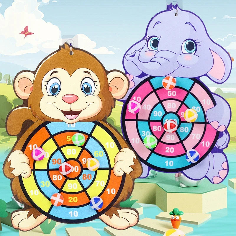 Sticky Ball Dart Board – Animal Shapes | MAGIKA