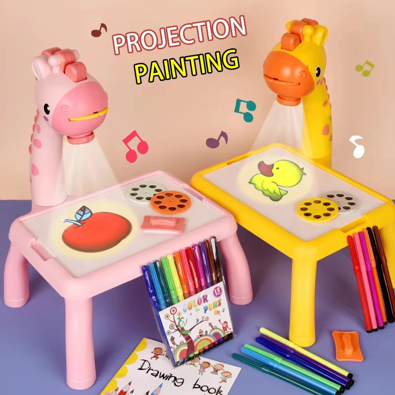 שולחן ציור עם מקרן – מעתיקים ציורים בקלות