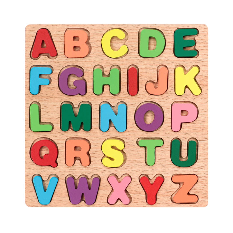 פאזל אותיות ABC מעץ – גדולות וקטנות – תמונה 7