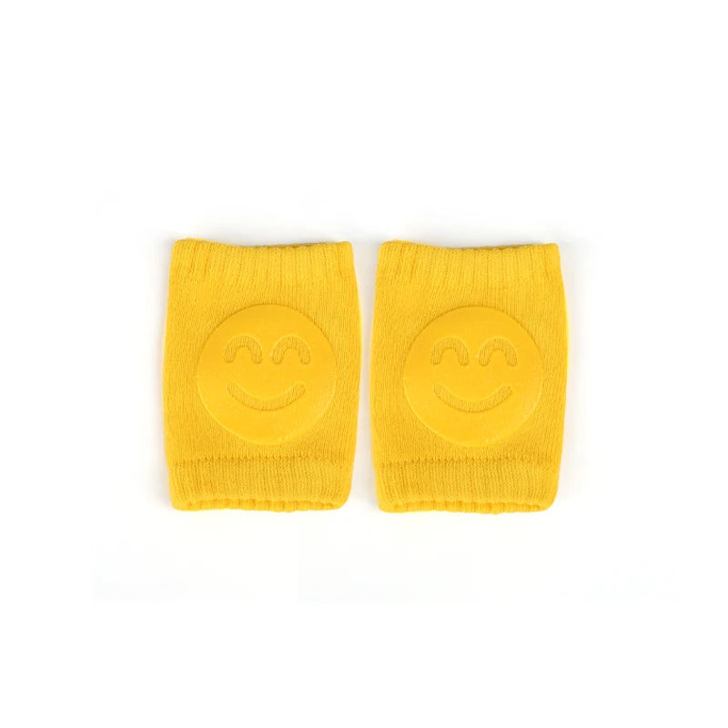 Pair of soft knee pads laid flat