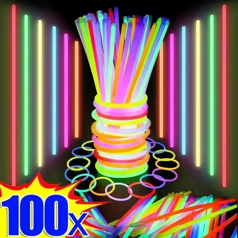 צמידים זוהרים בצבעים – 50 או 100 – תמונה 5