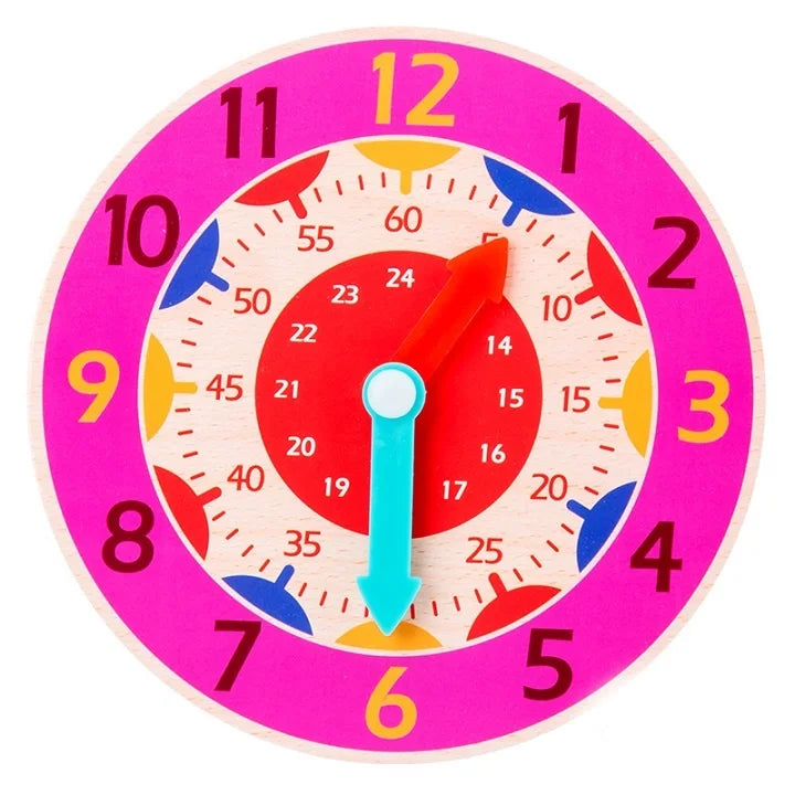 שעון לימוד מעץ – לומדים לקרוא את השעה – תמונה 8