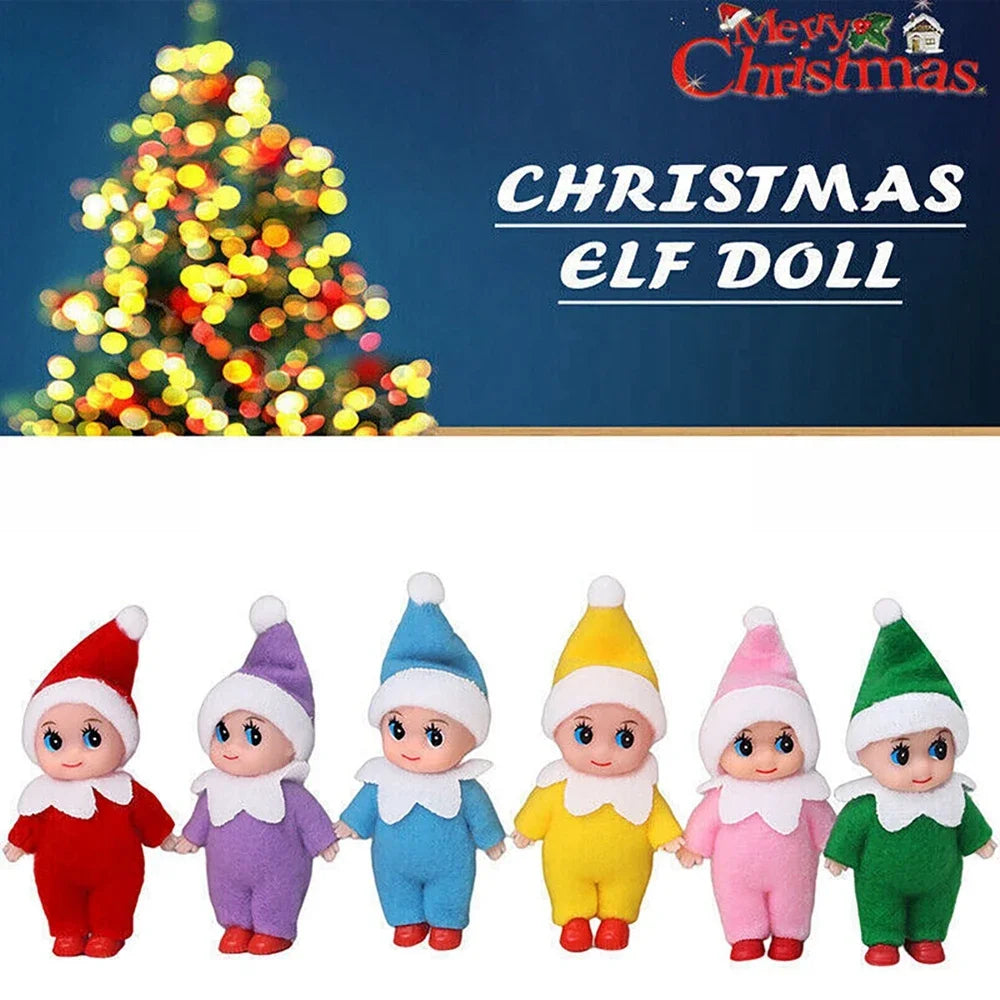 בובת אלף קטנה לחג המולד – 10 ס״מ, 6 צבעים – תמונה 4