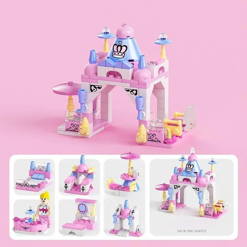 ערכת קוביות בנייה 6 ב-1 – כלי רכב ומבנים – תמונה 13