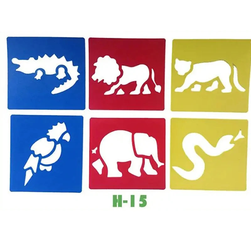 שבלונות ציור לילדים – סט 6 בנושא לבחירה – תמונה 9