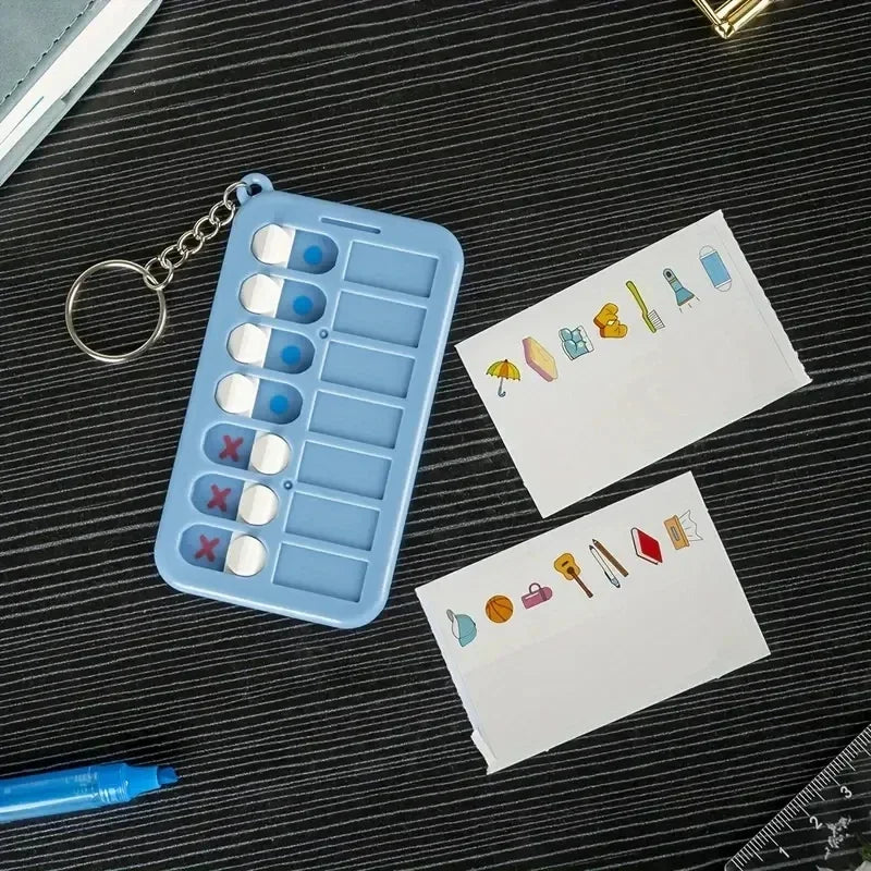 לוח משימות לילדים עם מחזיק מפתחות – מזיזים ומסמנים "בוצע", 5 צבעים – תמונה 9