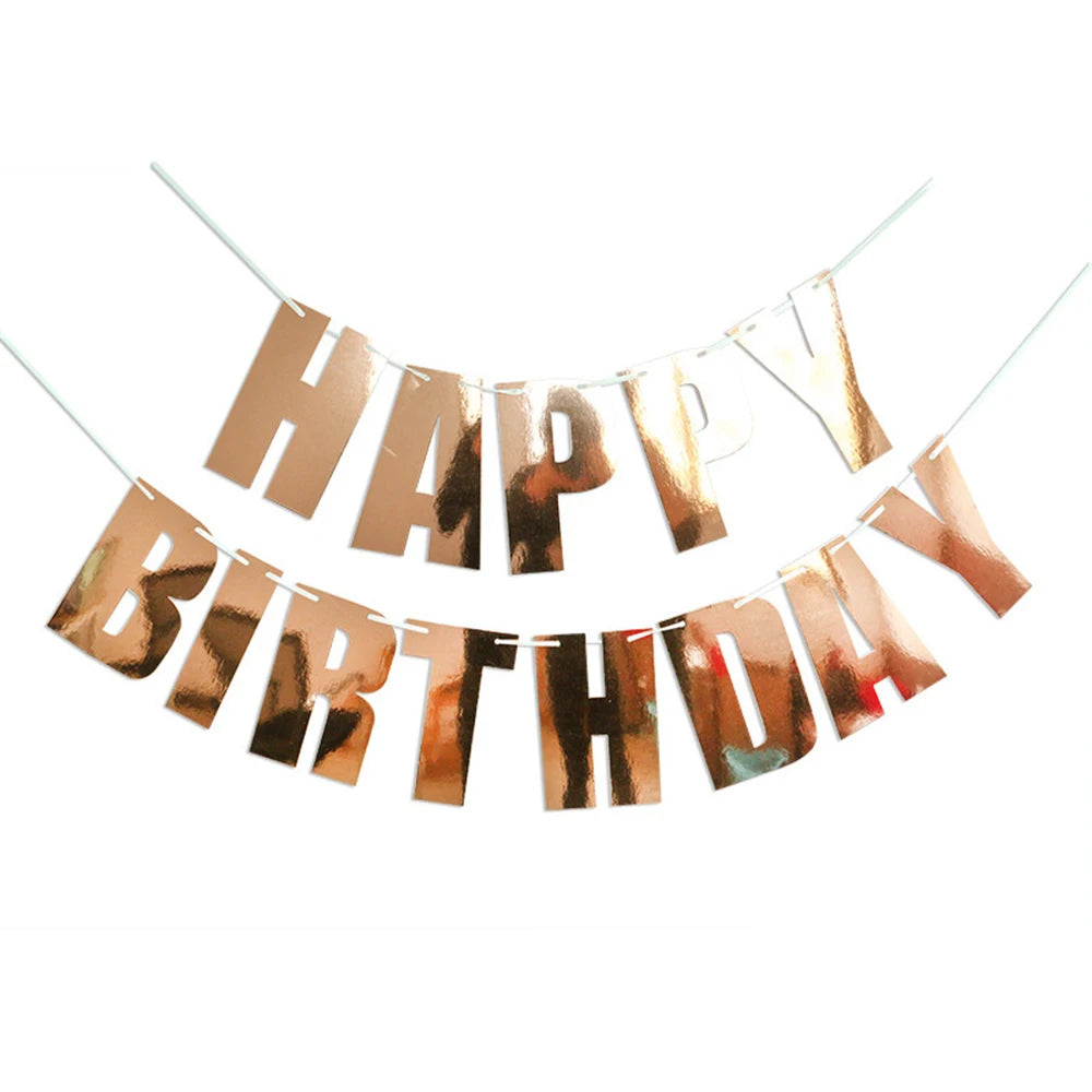 שרשרת דגלוני "Happy Birthday" – עשרות עיצובים – תמונה 7