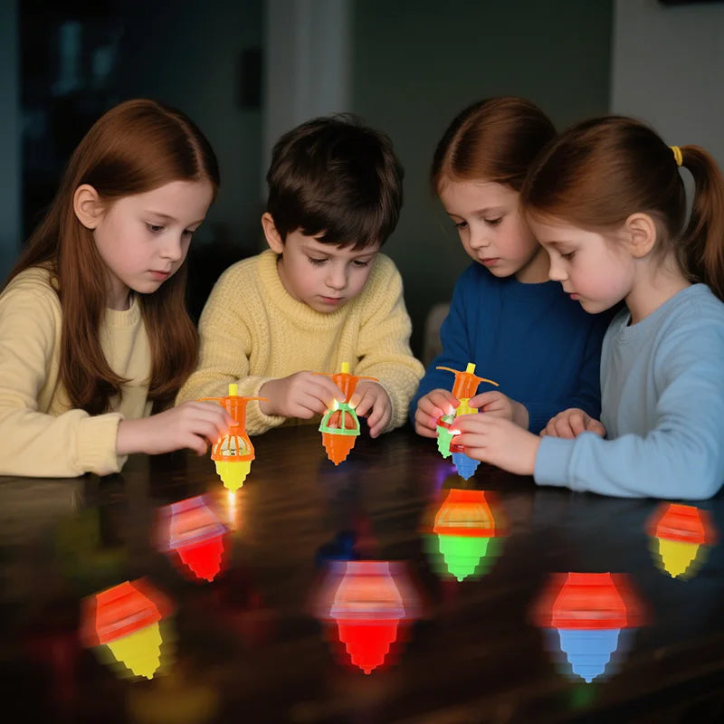 סביבונים מאירים באורות לד – 5, 10 או 20 יחידות לחנוכה – תמונה 5