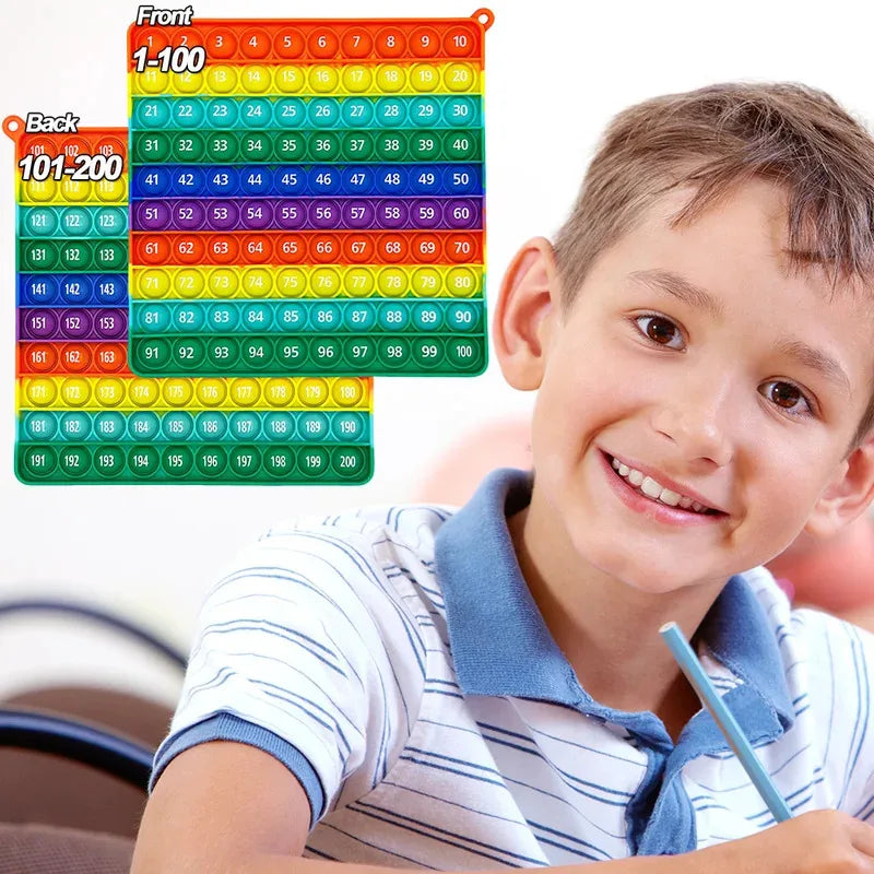 פופ-איט ספירה 1–200 בצבעי הקשת – תמונה 4
