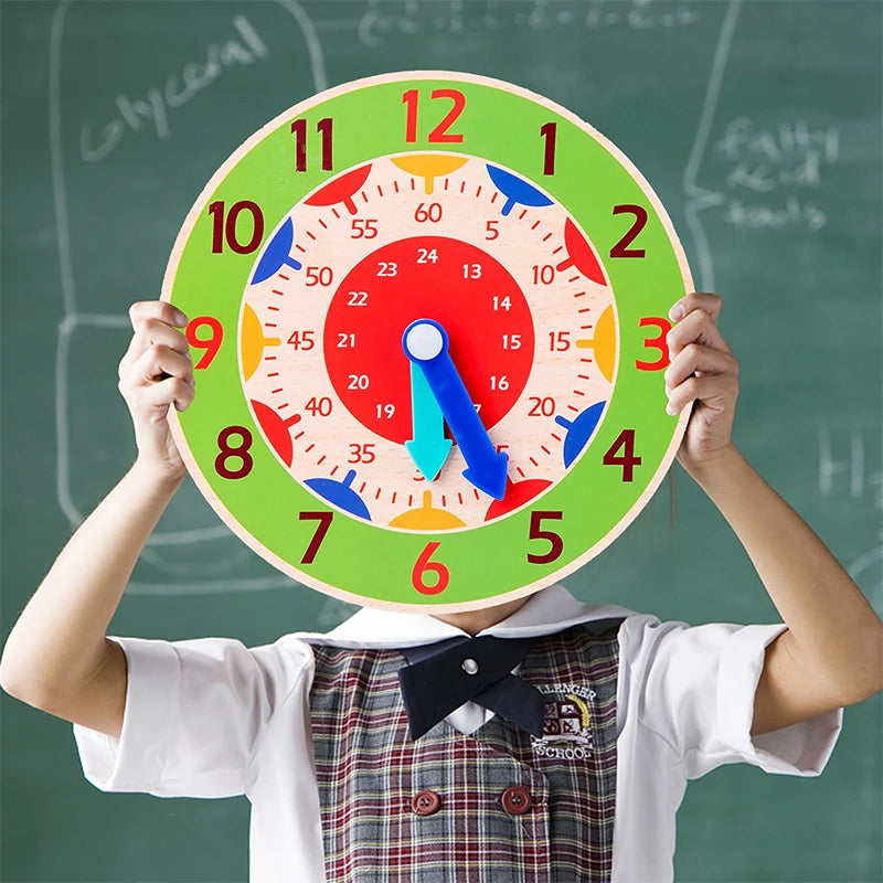 שעון לימוד מעץ – לומדים לקרוא שעה