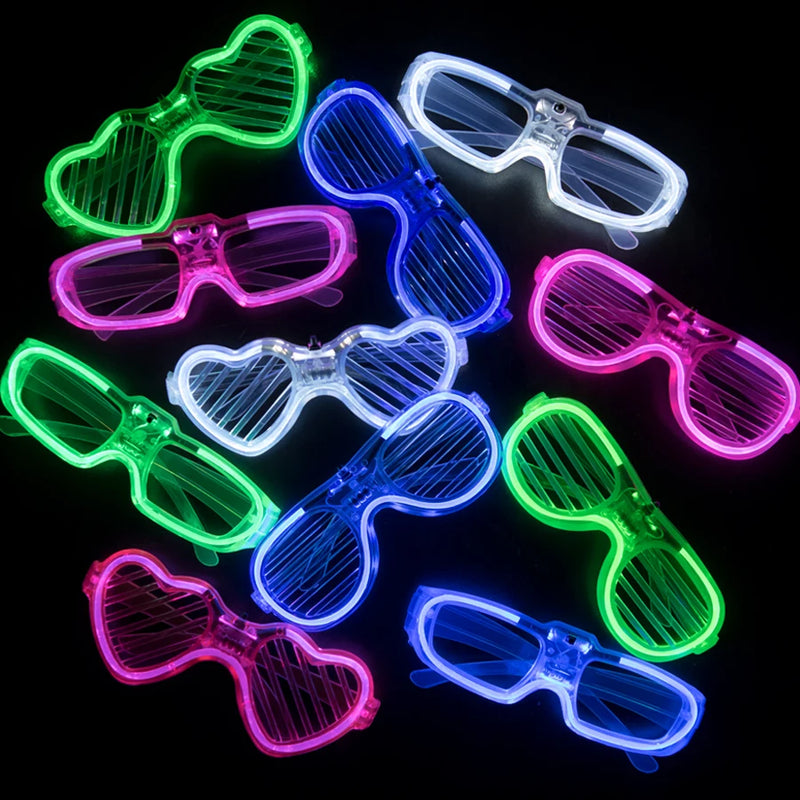 משקפי תריס מאירים LED – למסיבות