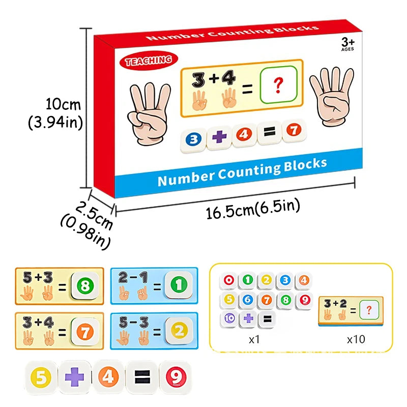 משחק חשבון עם אצבעות – חיבור וחיסור – תמונה 7