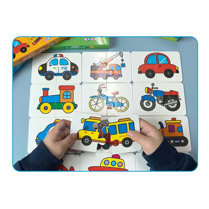 פאזלי התאמה ראשונים לפעוטות – 2 חלקים בכל זוג – תמונה 12