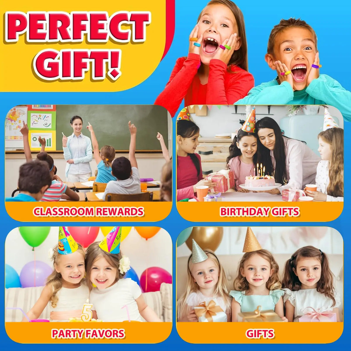 12 טבעות חושיות לאצבעות – קוצים רכים – תמונה 6