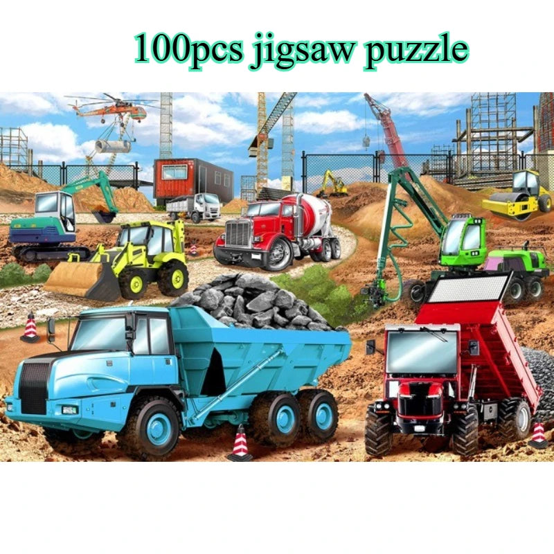 פאזל 100 חלקים לילדים – 38×25 ס״מ – תמונה 3