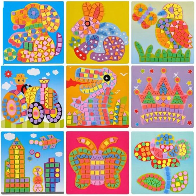 6 ערכות פסיפס מדבקות מספוג – תמונה 6