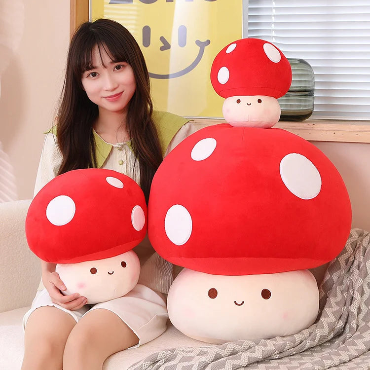 פטריית פרווה אדומה – כרית וקישוט – תמונה 2