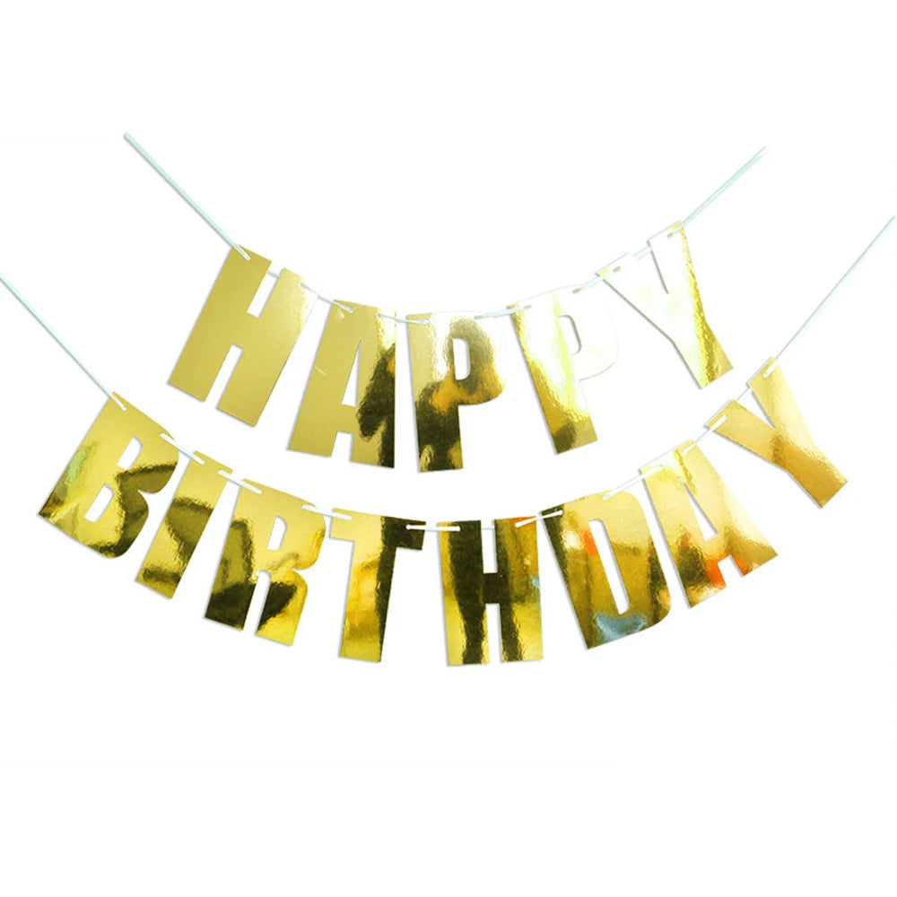 שרשרת דגלוני "Happy Birthday" – עשרות עיצובים – תמונה 20