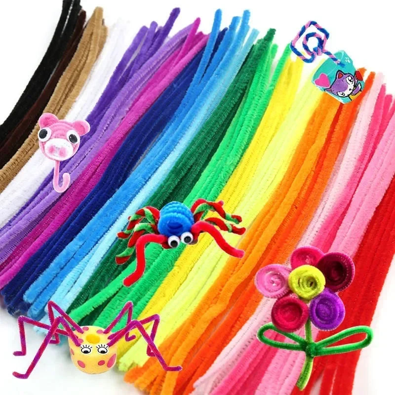 מנקי מקטרות צבעוניים ליצירה – 100 עד 500 – תמונה 3