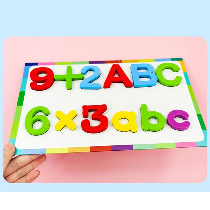 אותיות ומספרים מגנטיים מספוג – למקרר וללוח – תמונה 6