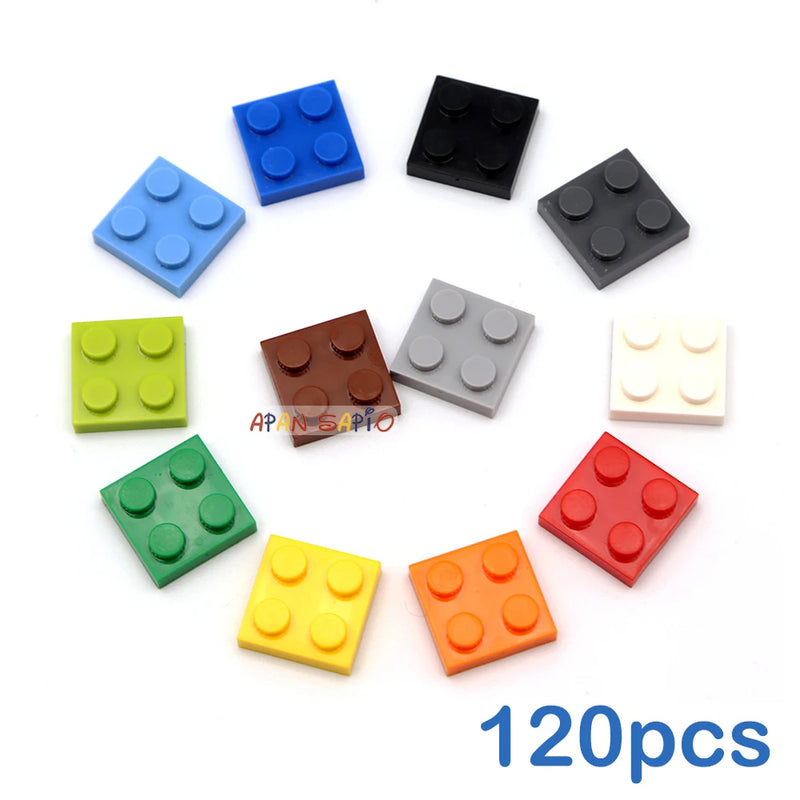 120 קוביות בנייה 2×2 – לפי צבע