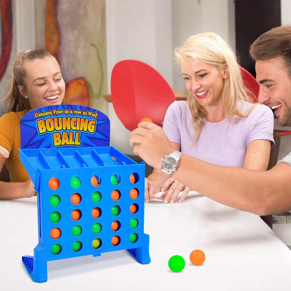 ארבע בשורה עם כדורים קופצים – משחק לשניים – תמונה 4