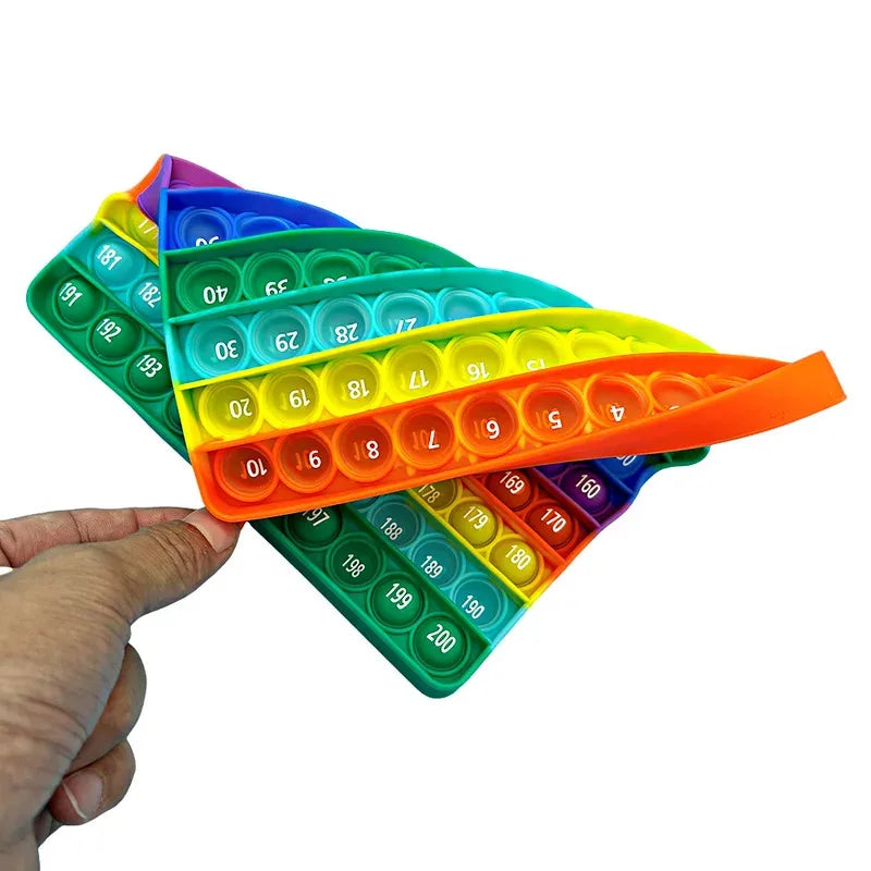 פופ-איט ספירה 1–200 בצבעי הקשת – תמונה 5