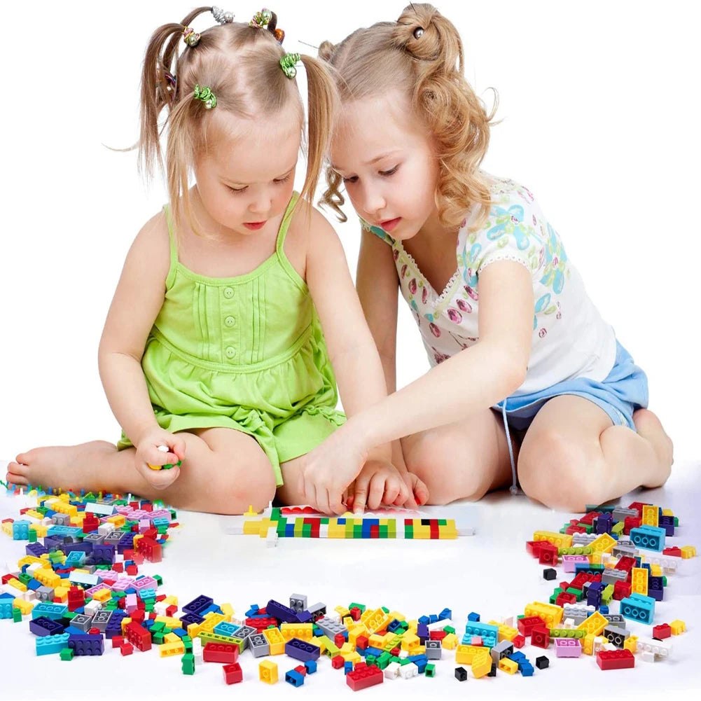 1000 קוביות בנייה עם לוח בסיס – תמונה 5