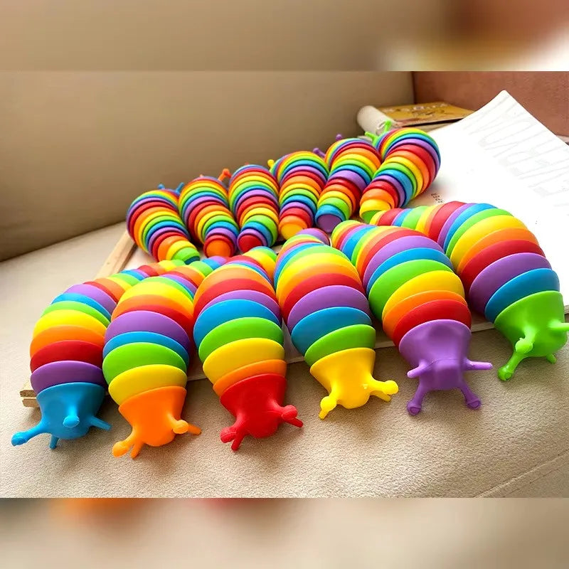 שבלול פידג׳ט מפרקי בצבעי הקשת – תמונה 4