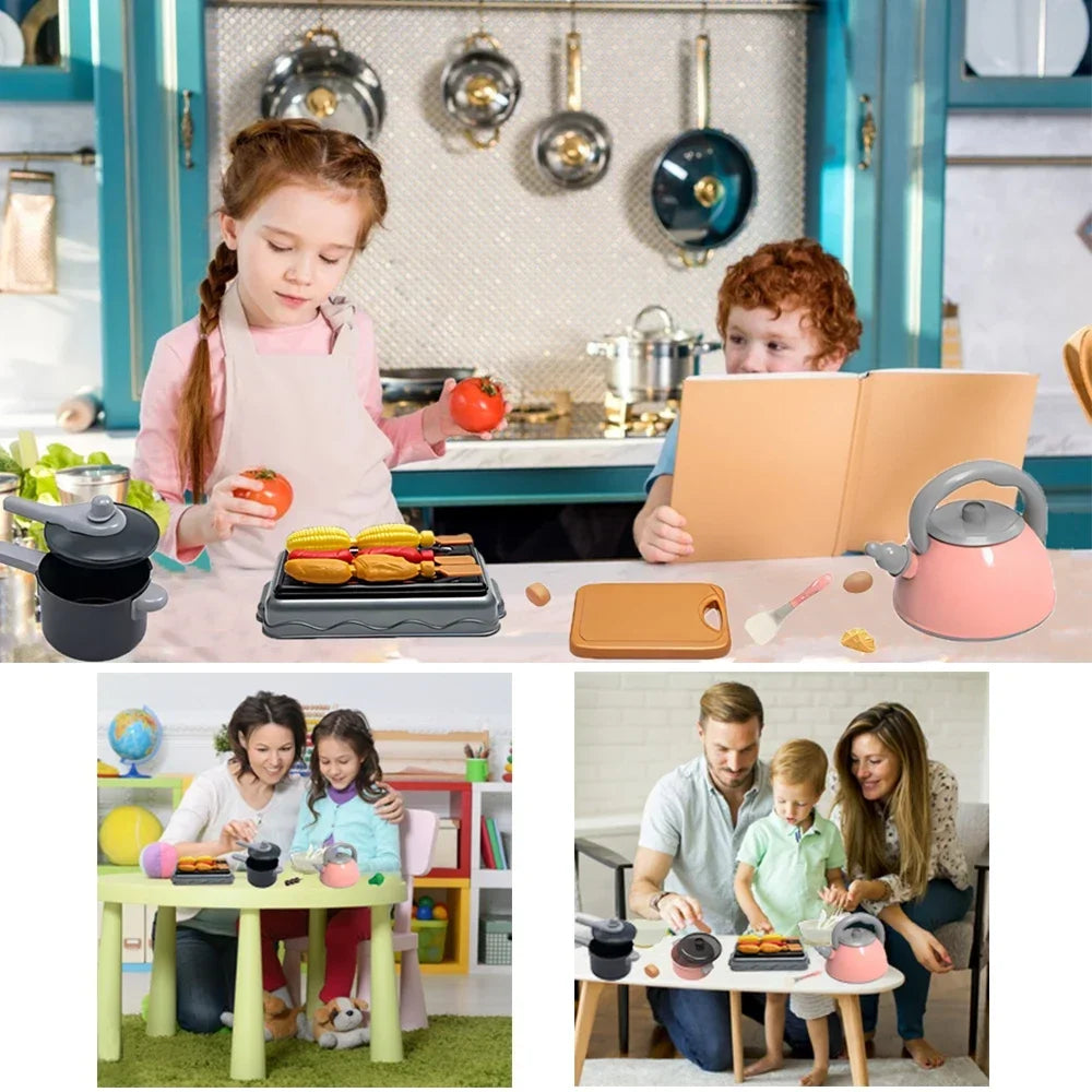 ערכת אביזרי מטבח ענקית – סירים, אוכל וכלים – תמונה 2