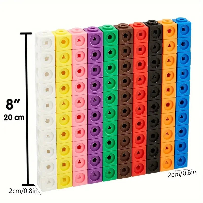 100 קוביות חשבון מתחברות – לספירה ולמדידה – תמונה 5