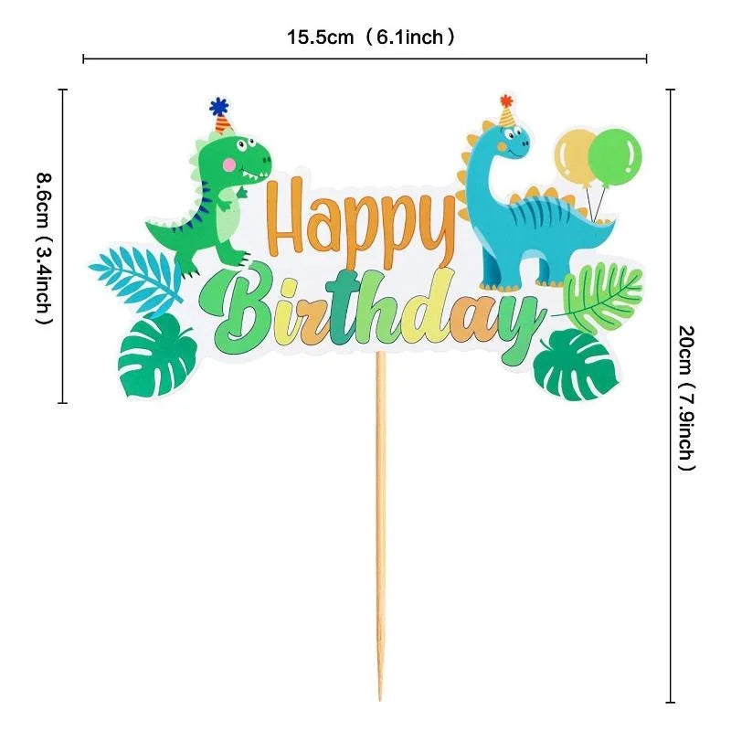 טופר דגלוני "Happy Birthday" לעוגה – 7 עיצובים – תמונה 13