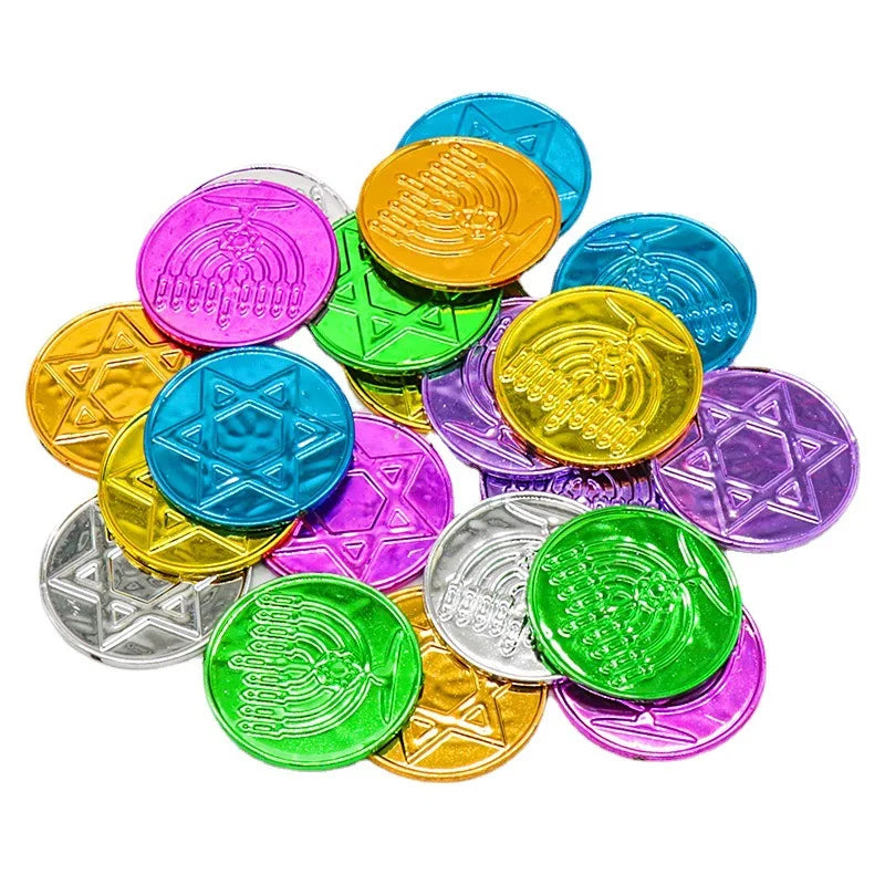 מטבעות משחק צבעוניים למשחק הסביבון – 10, 30 או 60 יחידות – תמונה 2