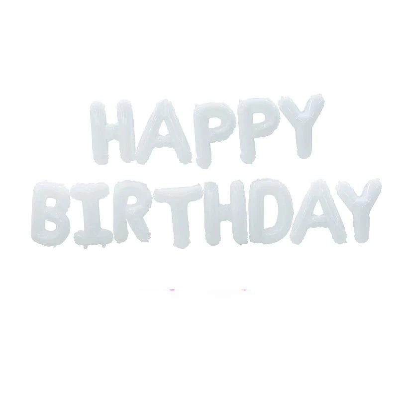 בלוני אותיות "HAPPY BIRTHDAY" 40 ס״מ – 16 צבעים כולל בוהו – תמונה 11