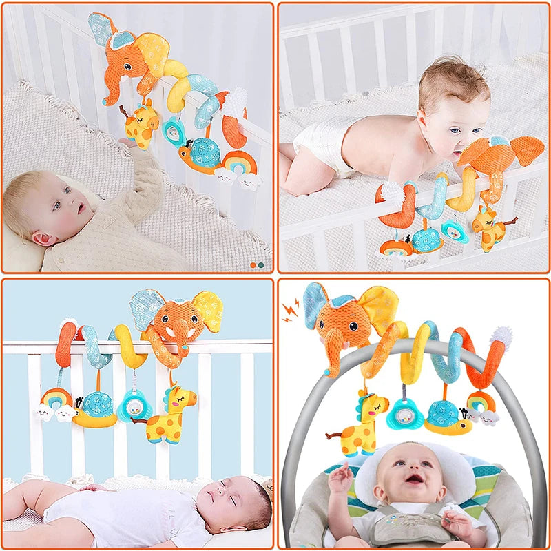 ספירלת פעילות צבעונית לסלקל – פיל, ארנב ועוד – תמונה 6