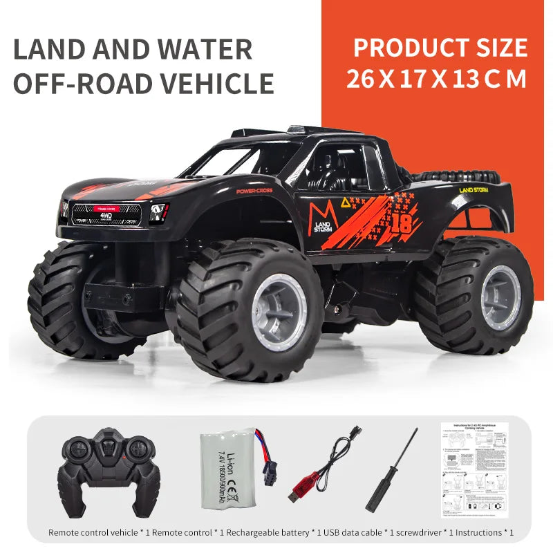 רכב שטח אמפיבי על שלט – נוסע במים, בחול ובבוץ, 4×4 – תמונה 7