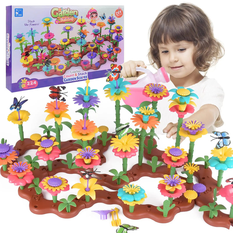 גינת פרחים לבנייה – שותלים פרחים צבעוניים