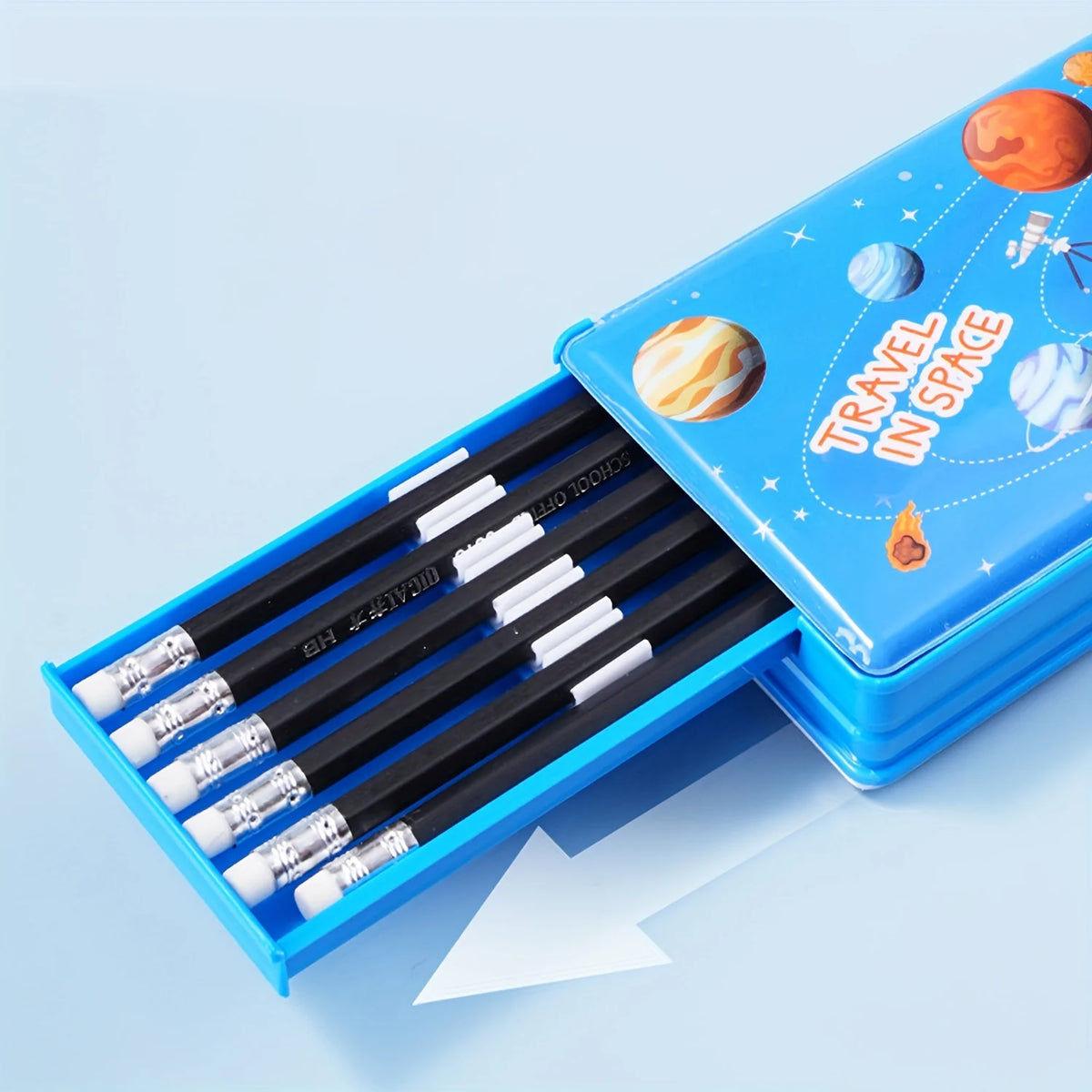 קלמר קופסה עם מחשבון מובנה – תמונה 5
