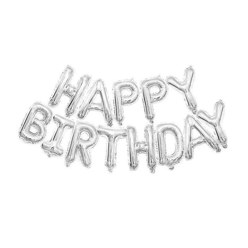 בלוני אותיות "HAPPY BIRTHDAY" 40 ס״מ – 16 צבעים כולל בוהו – תמונה 8