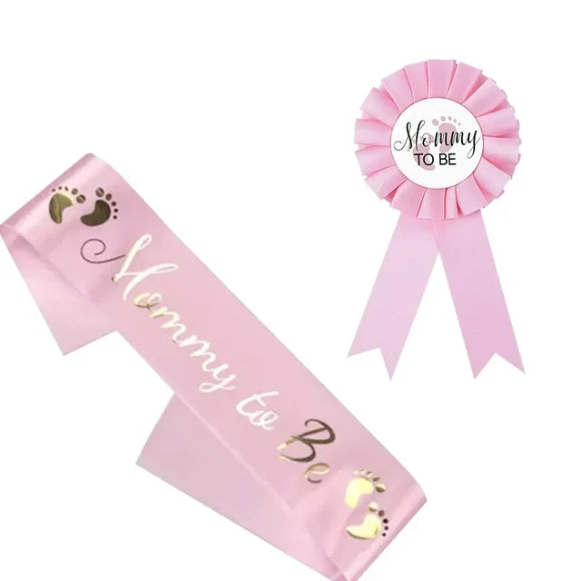 סרט וסיכה "Mommy to be" ו-"Daddy to be" למסיבת לידה וגילוי מין – תמונה 7