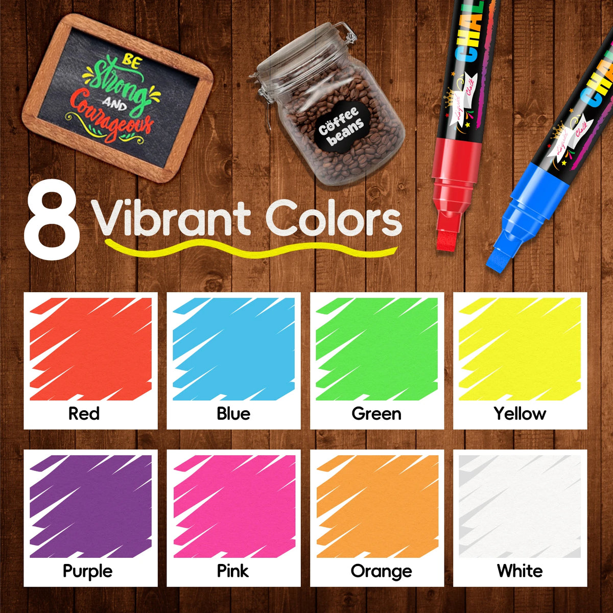 טושי גיר נוזלי – מציירים על חלונות וזכוכית – תמונה 5