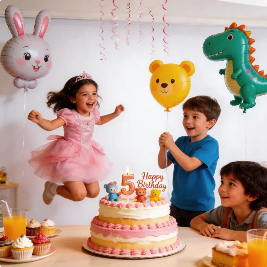 6 ספירלות רוז גולד לתלייה ליום הולדת – עם גיל או בלי, 16 עד 90 – תמונה 6